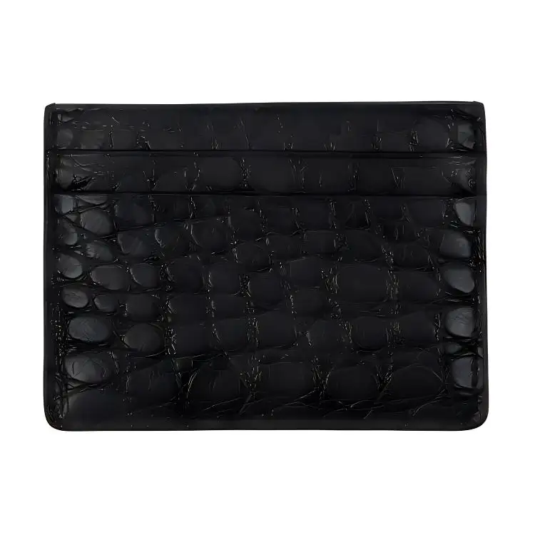 Burberry Brand Logo Leather Card Holder, Wallet Men's Black