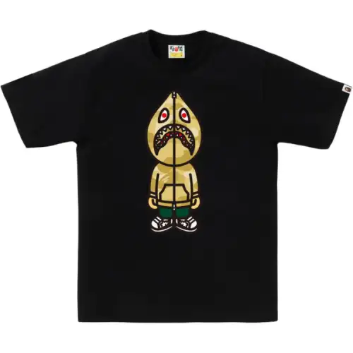 Bape Color Camo Classic Milo Shark T shirt
