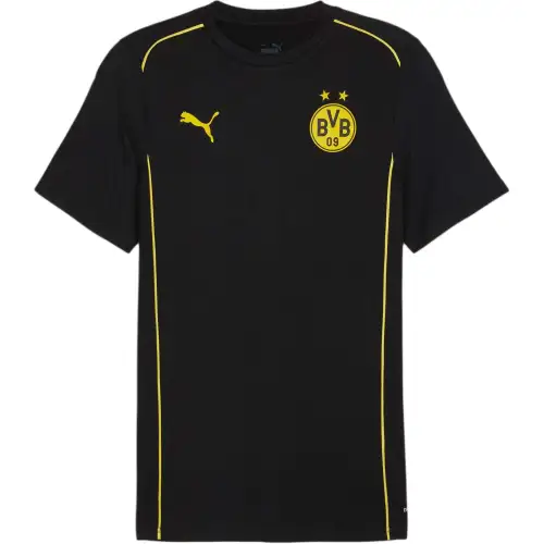 PUMA Borussia Dortmund SS24 T Shirt Men's Yellow Black