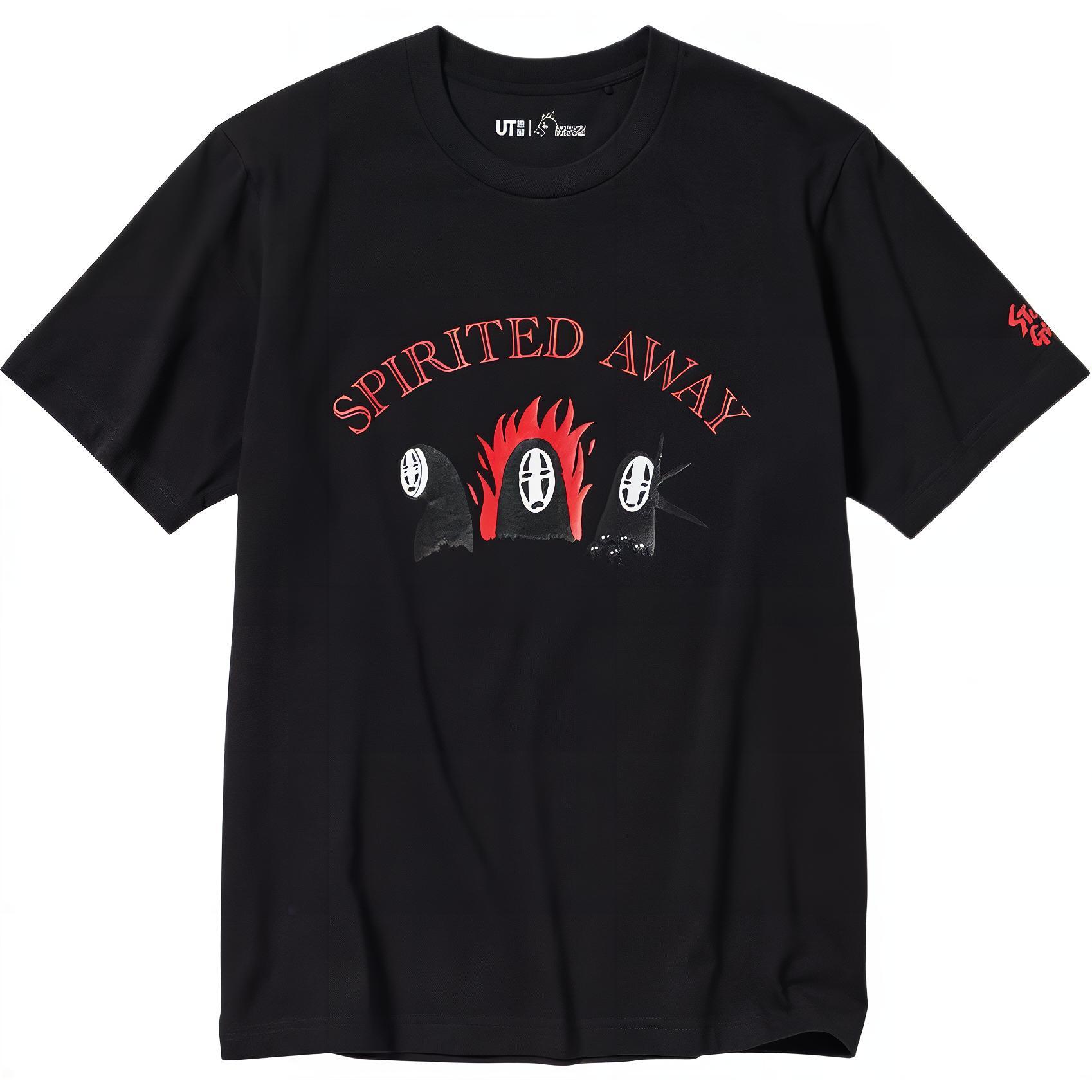 UNIQLO x Ghibli T Shirt Unisex Black