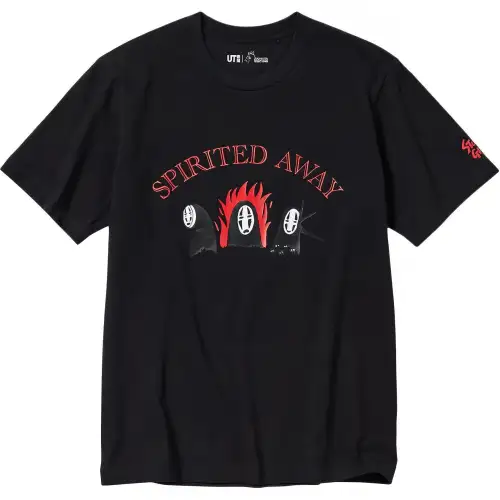 UNIQLO x Ghibli T Shirt Unisex Black