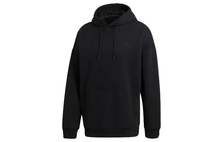 Adidas Sweatshirts Men's Black Hooded Moderate Regular