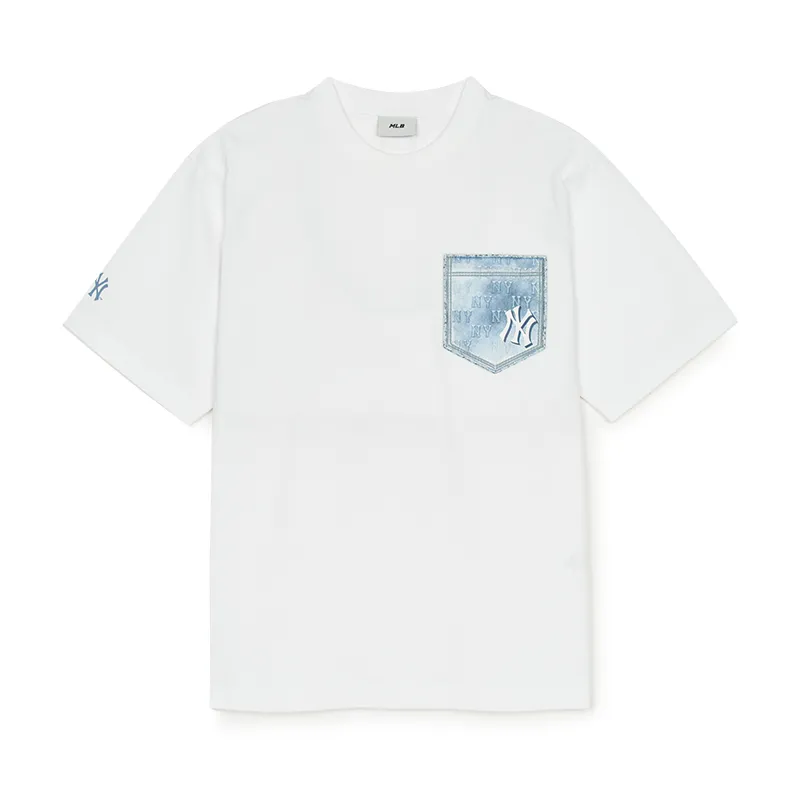 MLB New York Yankees T Shirt Unisex Ecru