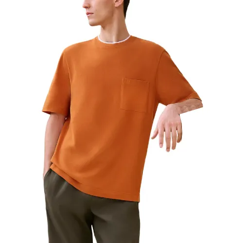 HERMES FW24 T Shirt Men's Pumpkin