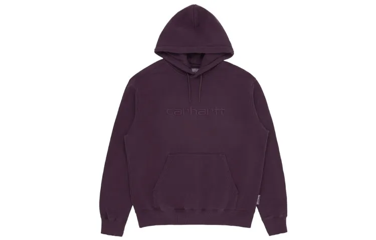 Carhartt WIP Sweatshirts Men's Purple Hooded Moderate Regular