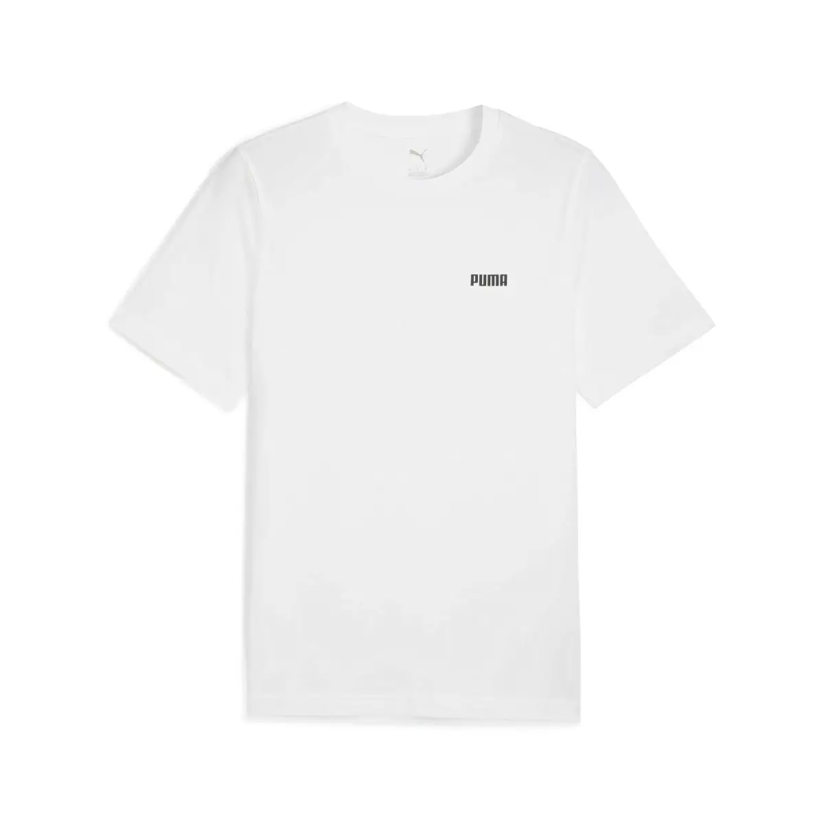 PUMA T-Shirts Men's White Crew Neck Moderate