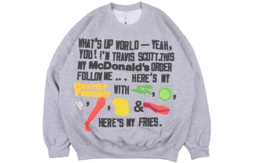 Travis Scott X Cpfm 4 Cj Script Crewneck Sweatshirt