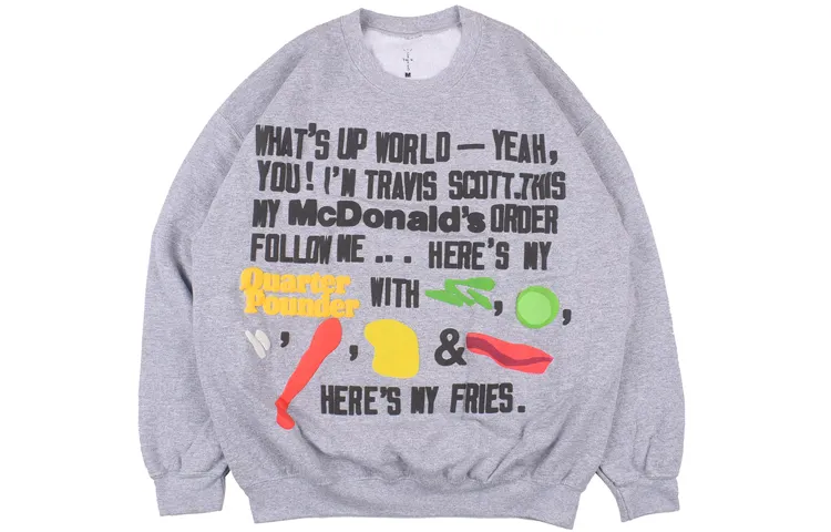 Travis Scott X Cpfm 4 Cj Script Crewneck Sweatshirt