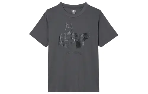 UNIQLO UT T Shirt Unisex Asphalt Gray