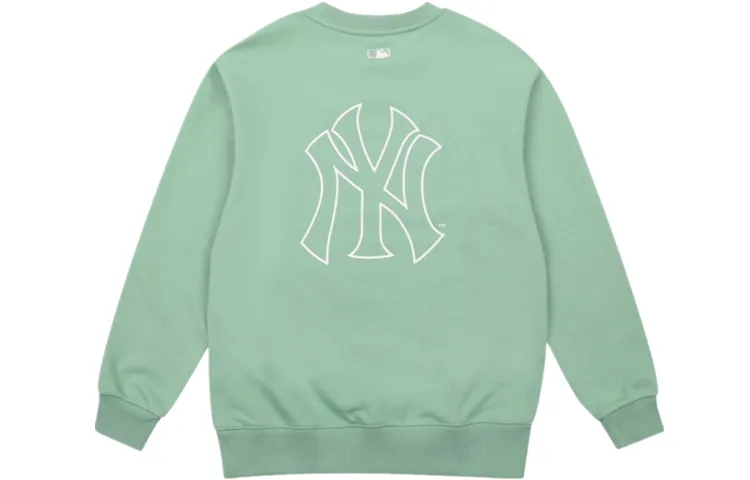 MLB Sweatshirts Unisex Green Crew Neck Moderate Straight Fit