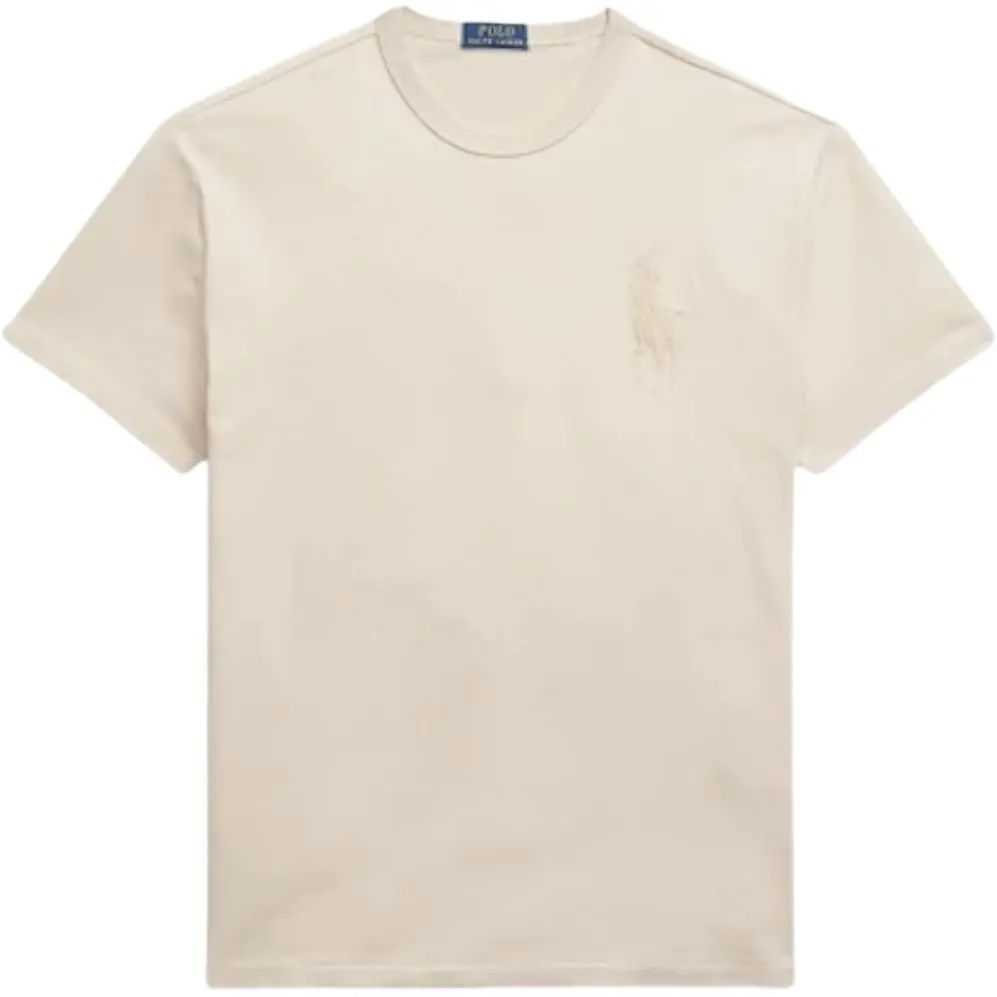 Polo Ralph Lauren Big Pony SS25 T-Shirt Men's Beige