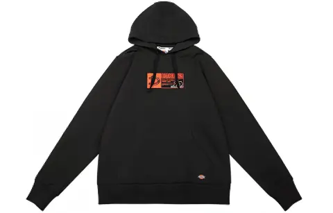 Dickies Sweatshirts Men's Black Hooded Moderate Regular