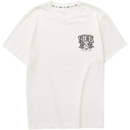 Skechers T Shirt Men's Marshmallow White