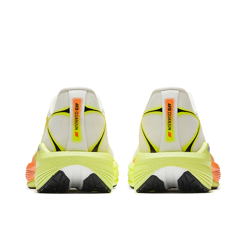 Anta Breathable And Lightweight Low top Casual Running Shoes Men’s White Green Orange
