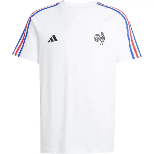 Adidas France Essentials 3 Stripes T Shirt