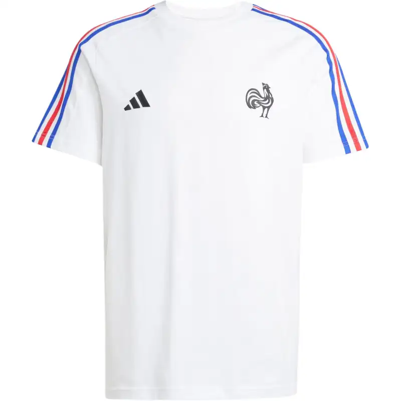 Adidas France Essentials 3 Stripes T Shirt