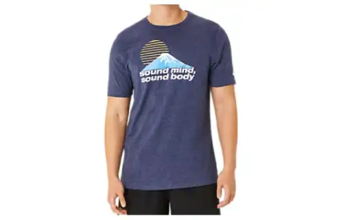 Asics T Shirt Men's Marine Blue