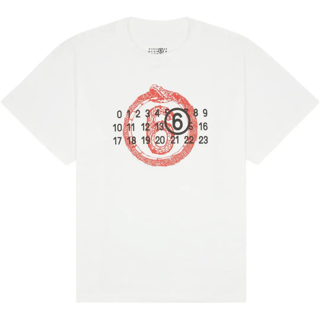 MM6 Maison Margiela Year Printed T Shirt