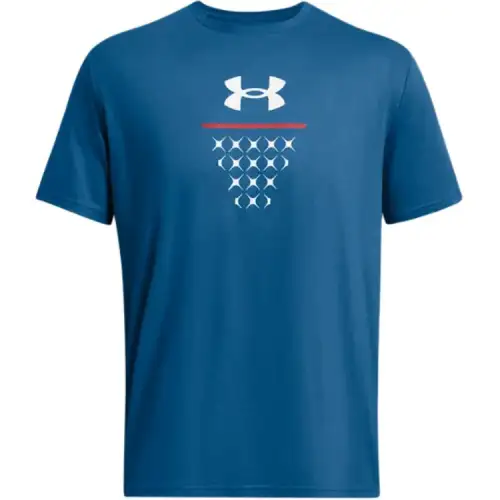 Under Armour Basketball Net Icon Short Sleeve T Shirt Men's Blue