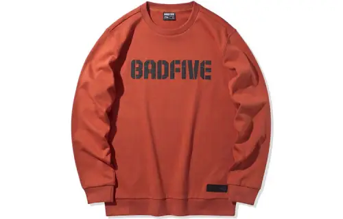 Li Ning Sweatshirts Men's Caramel Crew Neck Moderate Regular