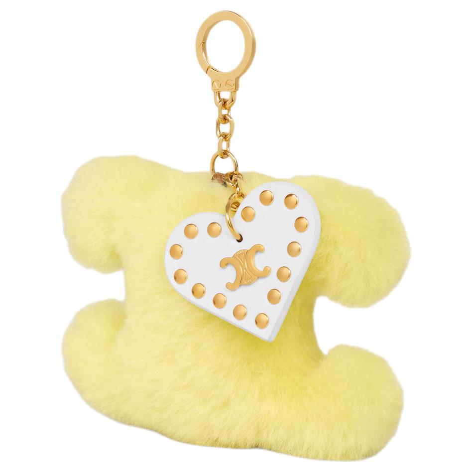 Женская подвеска Celine Triomphe (желтая) — фото 2