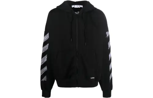 OFF-WHITE Metal Arrow zip-up hoodie