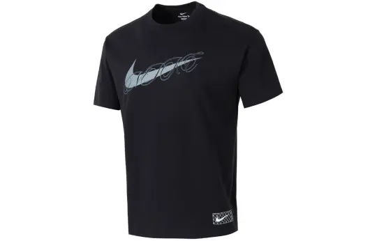 Nike Max90 T Shirts Men's Black Crew Neck Moderate Straight Fit