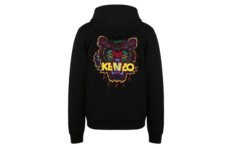 Kenzo tiger-embroidered hoodie