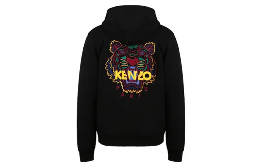Kenzo tiger-embroidered hoodie