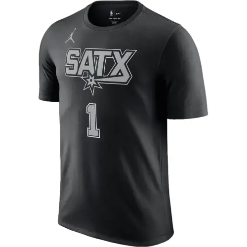 Jordan x NBA SpursEssentials T Shirt Men's Black