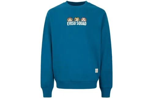 EVISU Sweatshirts Men's Crew Neck Moderate Regular