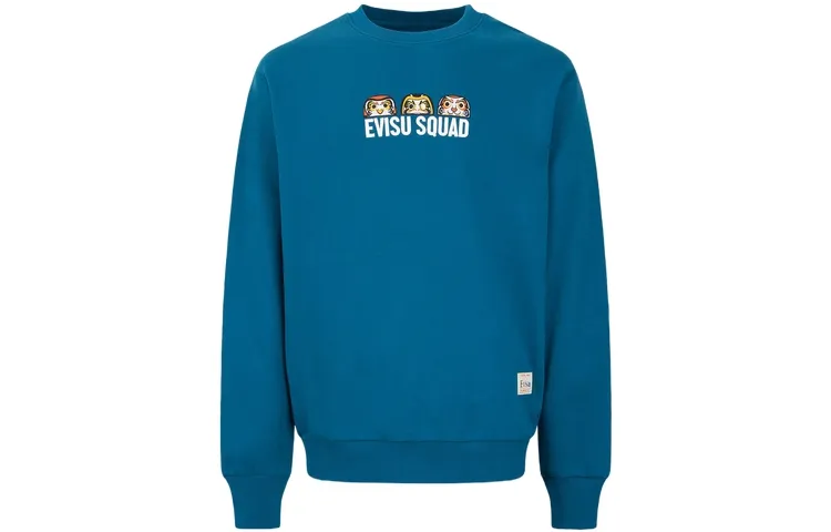 EVISU Sweatshirts Men's Crew Neck Moderate Regular