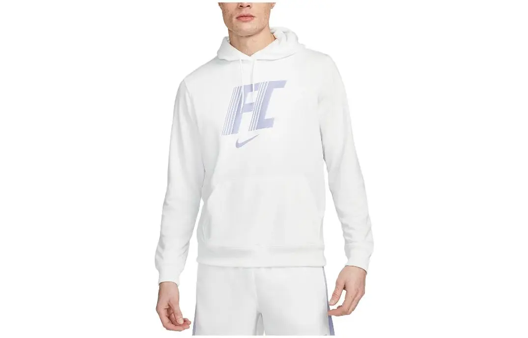 Nike Sweatshirts Men's White Hooded Moderate Other