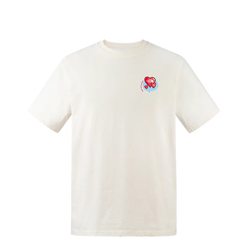 THE NORTH FACE Heart T Shirt Unisex Dune White