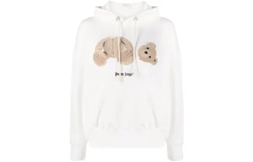 PALM ANGELS Sweatshirts Unisex White Hooded Moderate Other