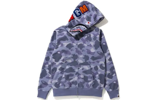 Bape X Barbie Dot Camo Shark Full Zip Hoodie