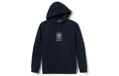Timberland Sweatshirts Men's Blue Hooded Moderate Regular