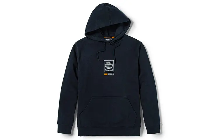 Timberland Sweatshirts Men's Blue Hooded Moderate Regular