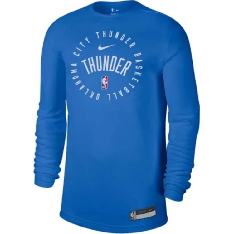 Nike Oklahoma City Thunder Men's Nike Nba Practice Long Sleeve T Shirt