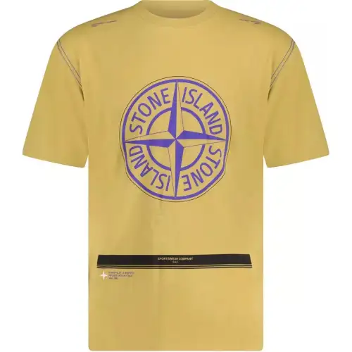 STONE ISLAND T Shirt Men's Yellow