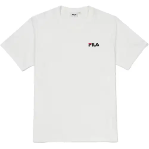 FILA T Shirts Men's White Crew Neck