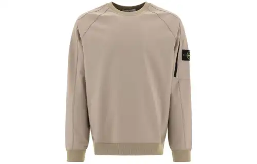 STONE ISLAND Logo Patch Crewneck Sweatshirt