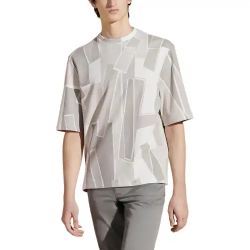 HERMES SS24 T Shirt Men's Mist White