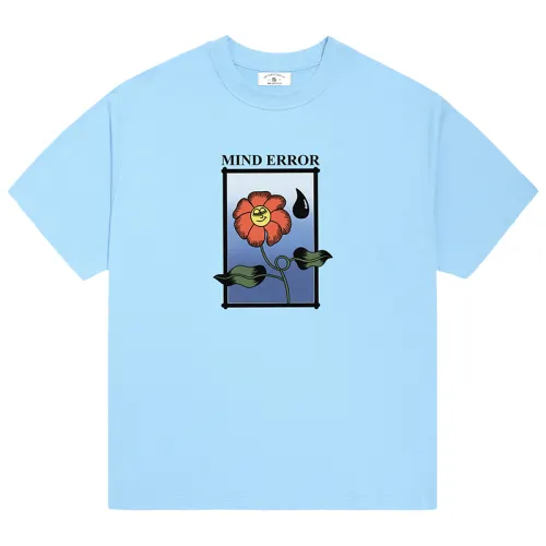 MIND ERROR Drop Shoulder Sleeve T Shirt Unisex