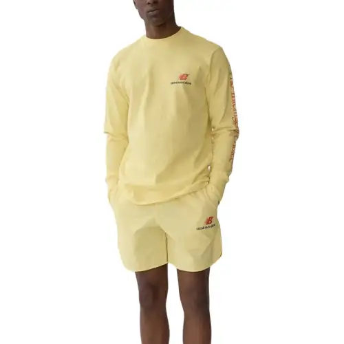 New Balance FW24 T Shirt Men's Light Yellow