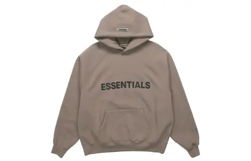 Fear Of God Essentials 3D Silicon Applique Pullover Hoodie