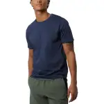 New Balance Heathertech T Shirt Men's Natural Indigo Heather