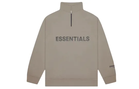 Fear Of God Essentials Half Zip Pullover Sweater