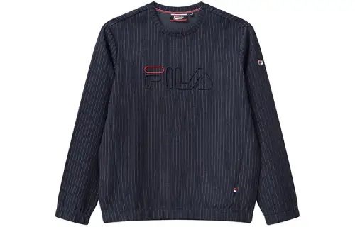 FILA Sweatshirts Men's Legend Blue Crew Neck Moderate Regular