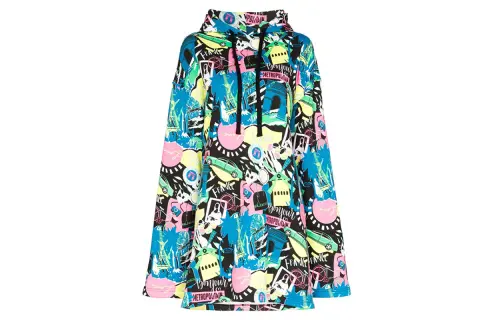 Balenciaga Sweatshirts Men's Multicolor Hooded Moderate